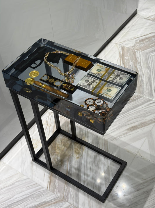 Luxury Underworld Edition Side Table - The Ultimate Statement of Power & Wealth
