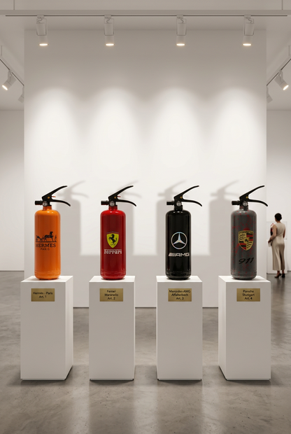 911 Motorsport-Inspired Decorative Fire Extinguisher