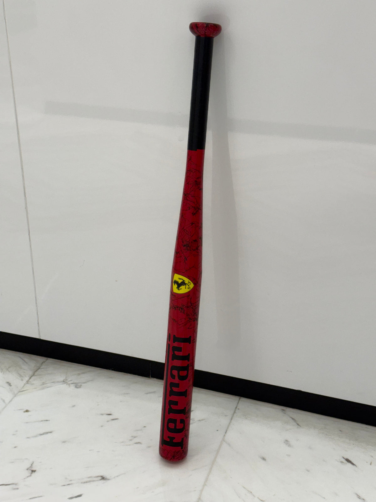 Ferrari Baseball Bat - black marble Edition