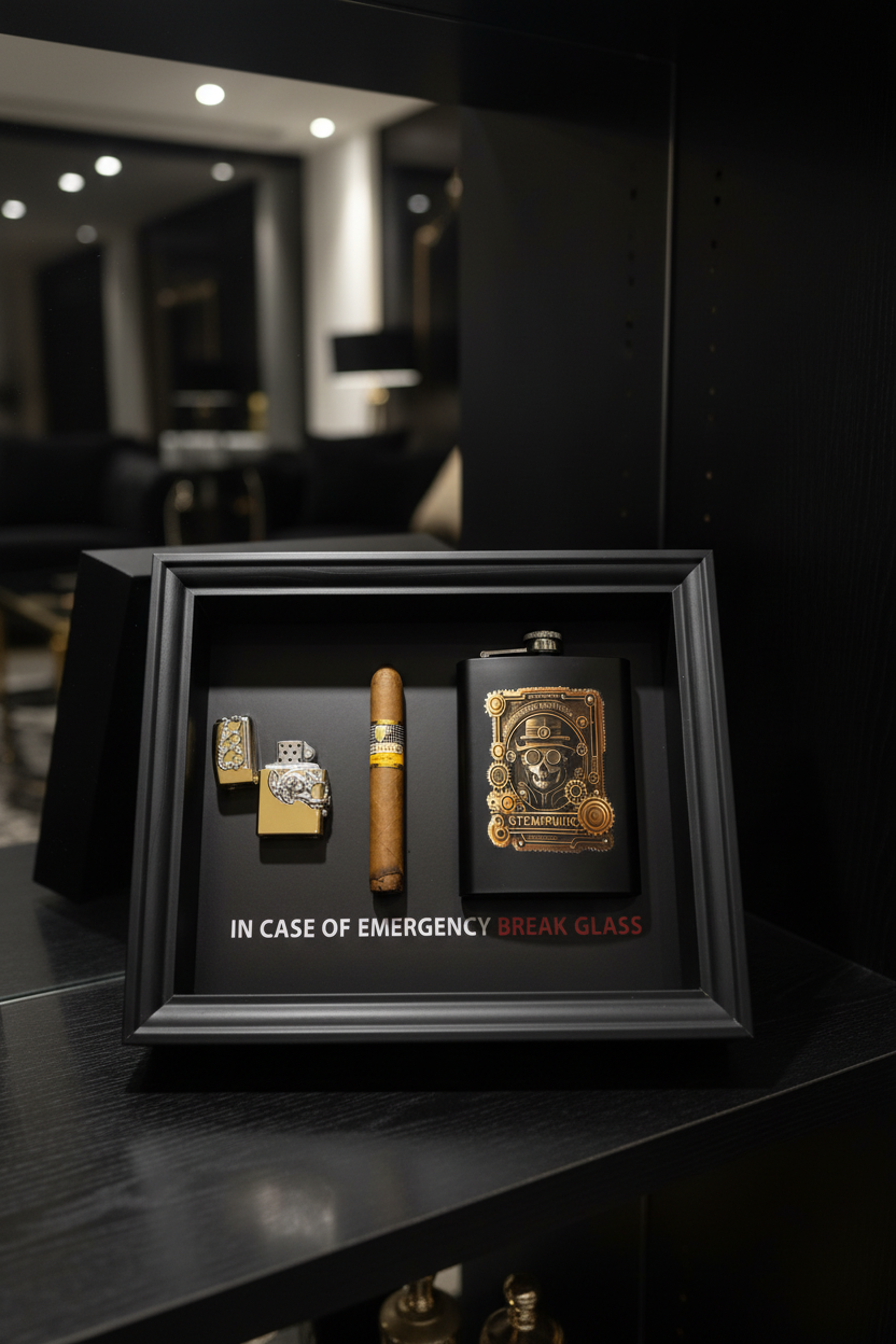 Emergency Escape Box Frame – Luxury Gentleman Edition