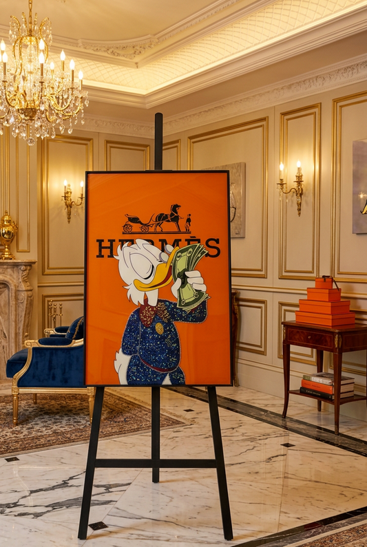 Hermes Duck inspired Dollar Art Frame
