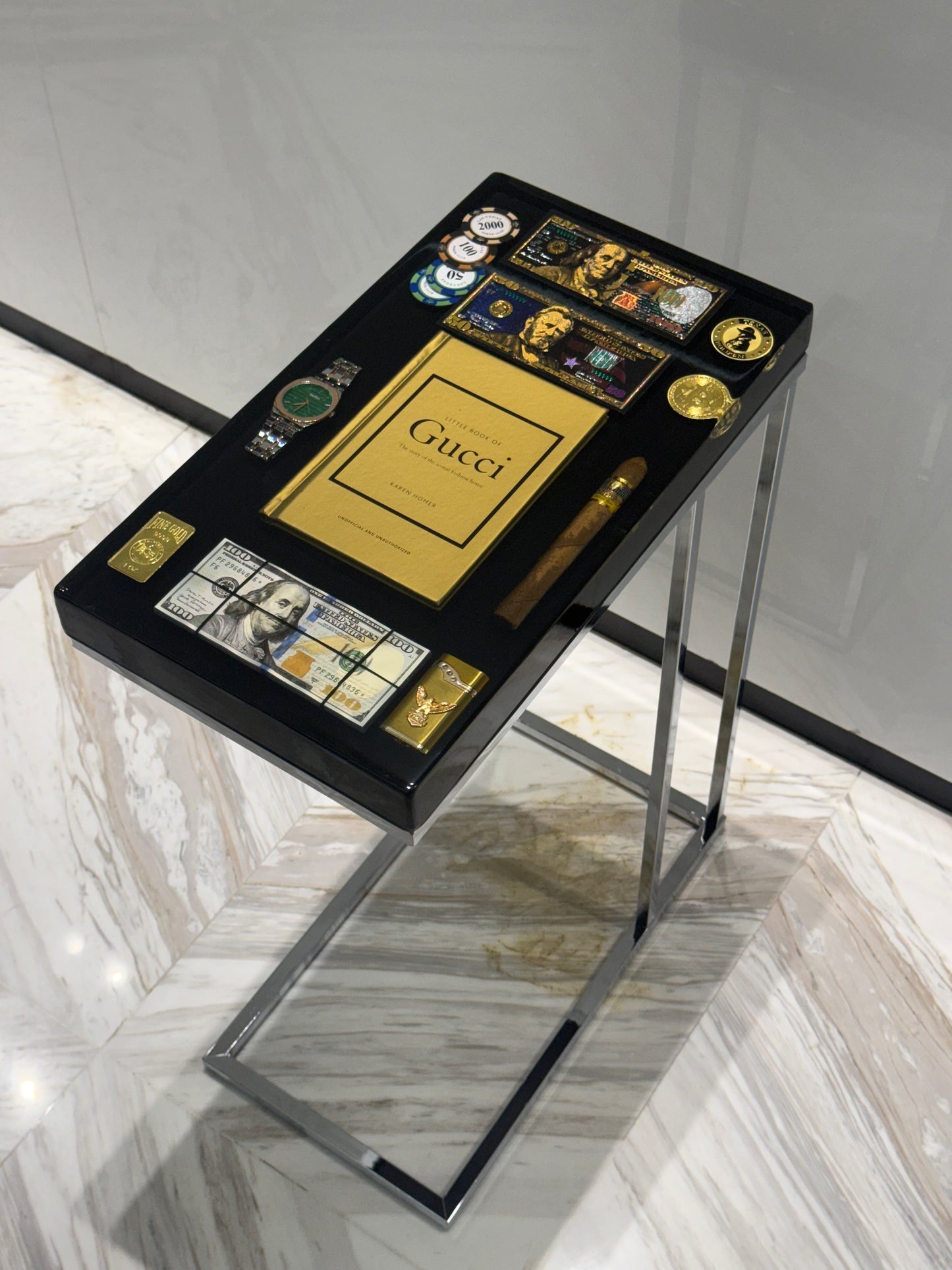Gucci limited Edition no. 2 Square side Table