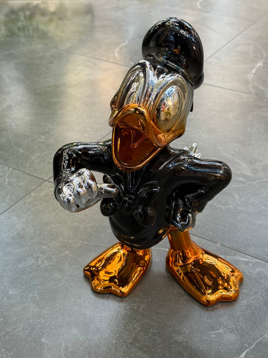 Luxury Donald Duck Sculpture – Black Edition