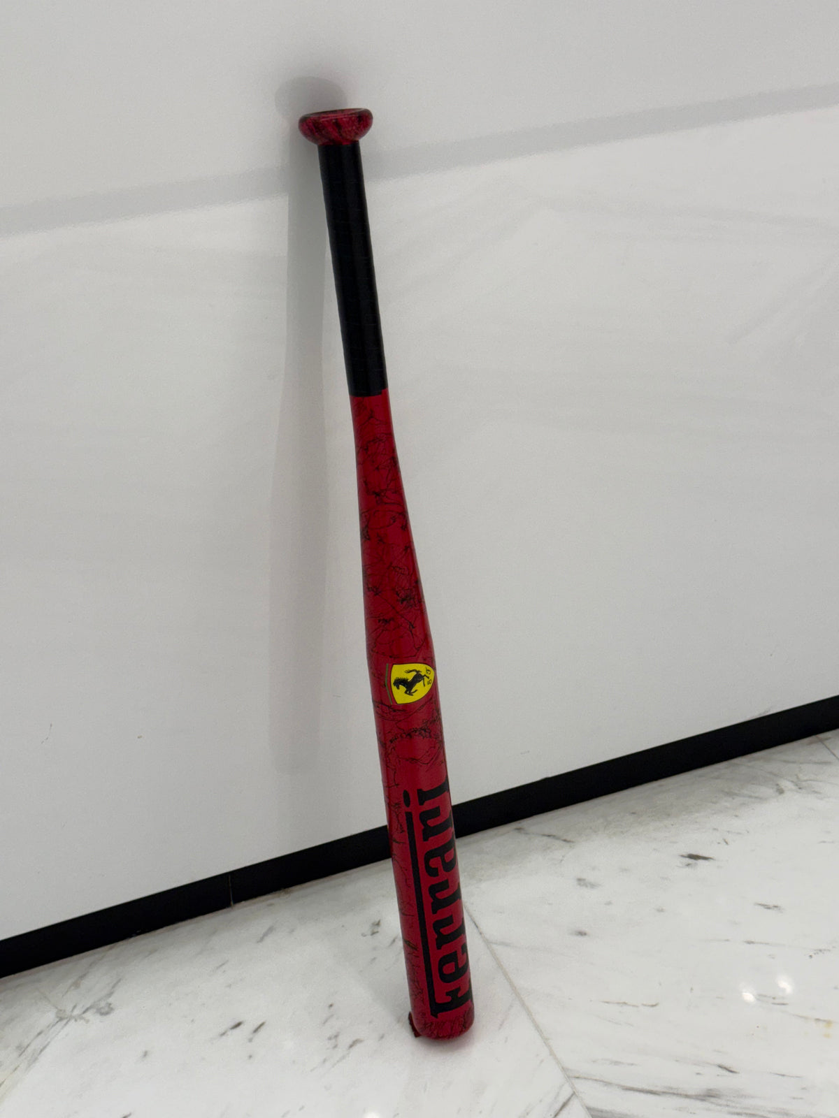 Ferrari Baseball Bat - black marble Edition