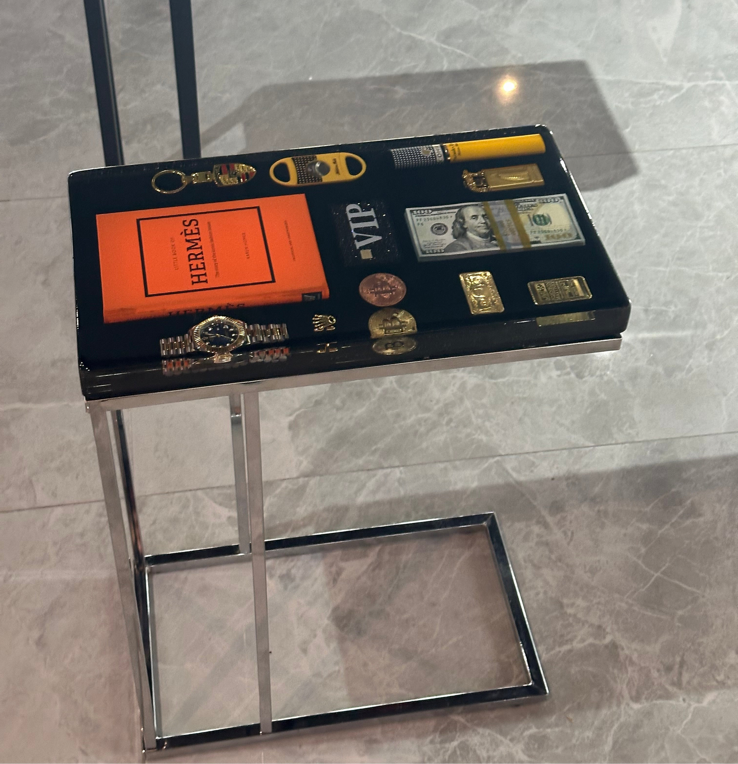 Quadratischer Beistelltisch „Bad Boy“