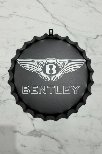 Automotive inspired Bottle Cap Wall Décor