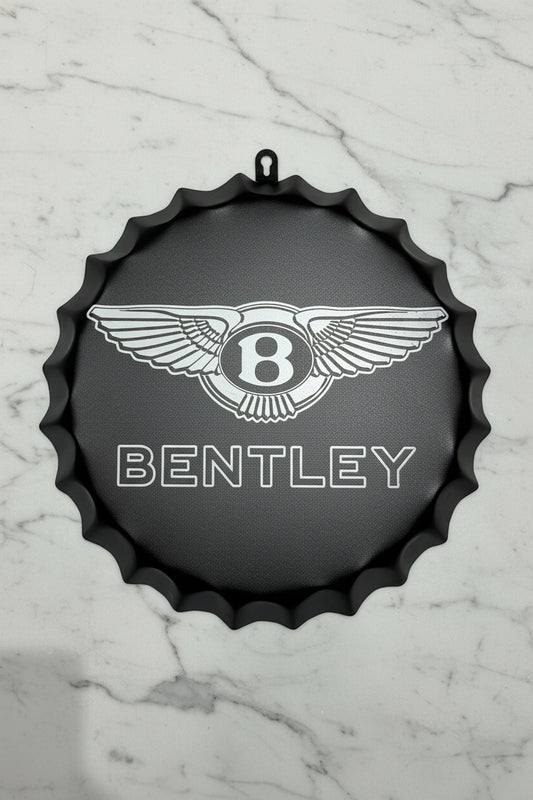 Automotive inspired Bottle Cap Wall Décor