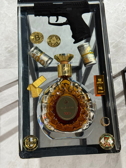 Remy Martin XO Square Side Table