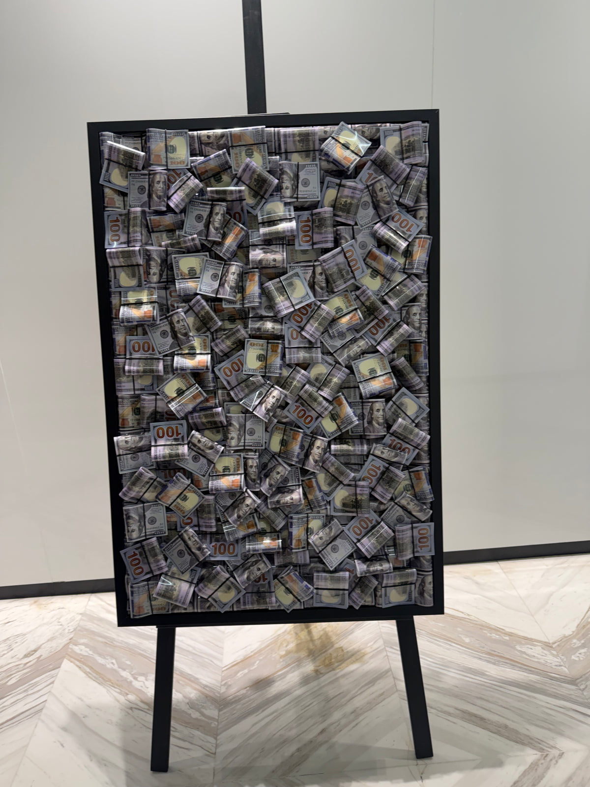 Big Money Frame – Luxury Statement Wall Art black