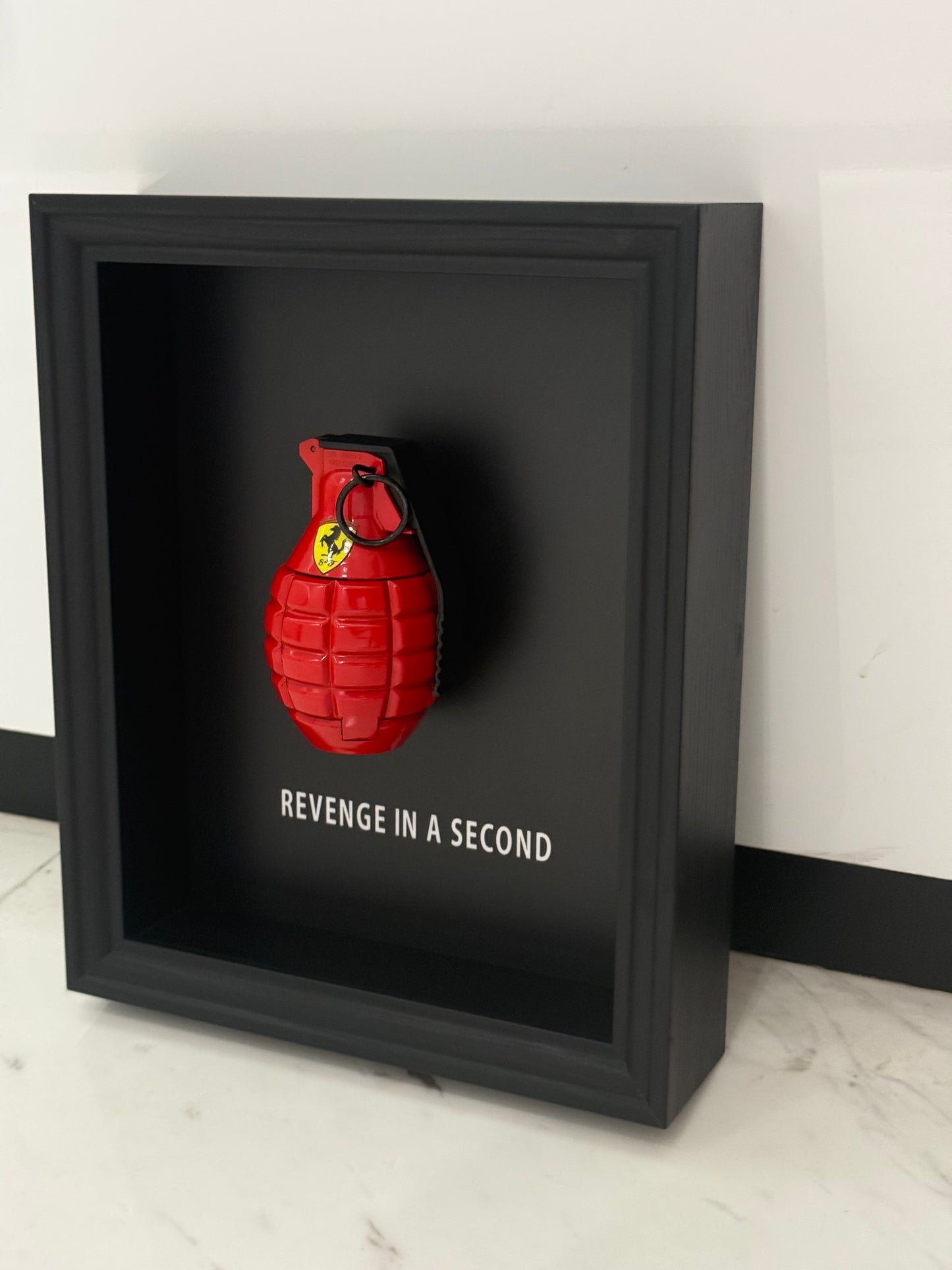 Revenge In A Second – Luxury Car Inspired Grenade Box Frame