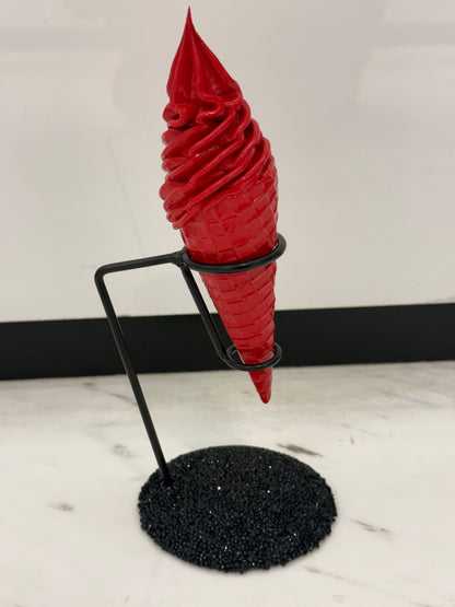 Red Motorsport-Inspired Decorative ice cream