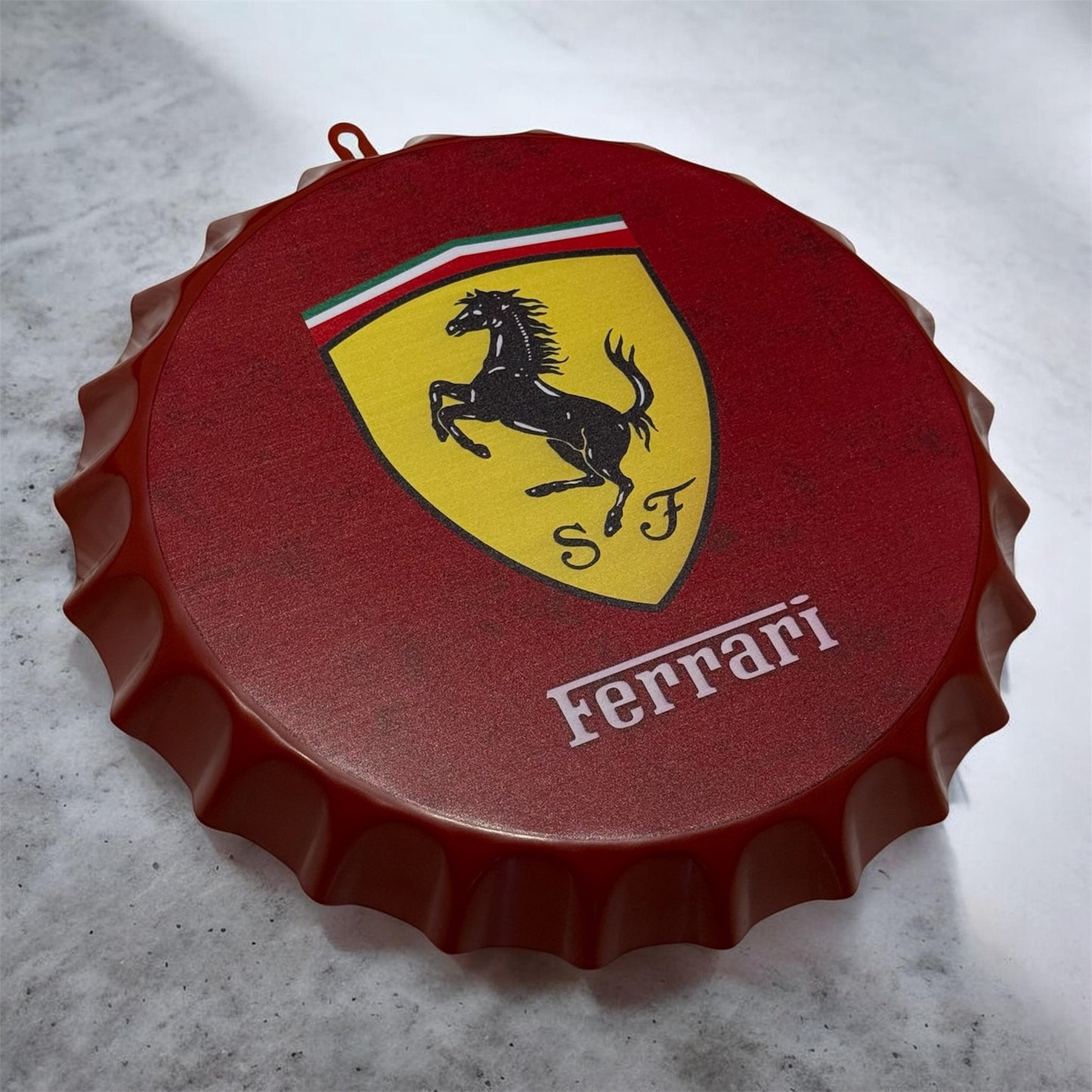 Automotive inspired Bottle Cap Wall Décor