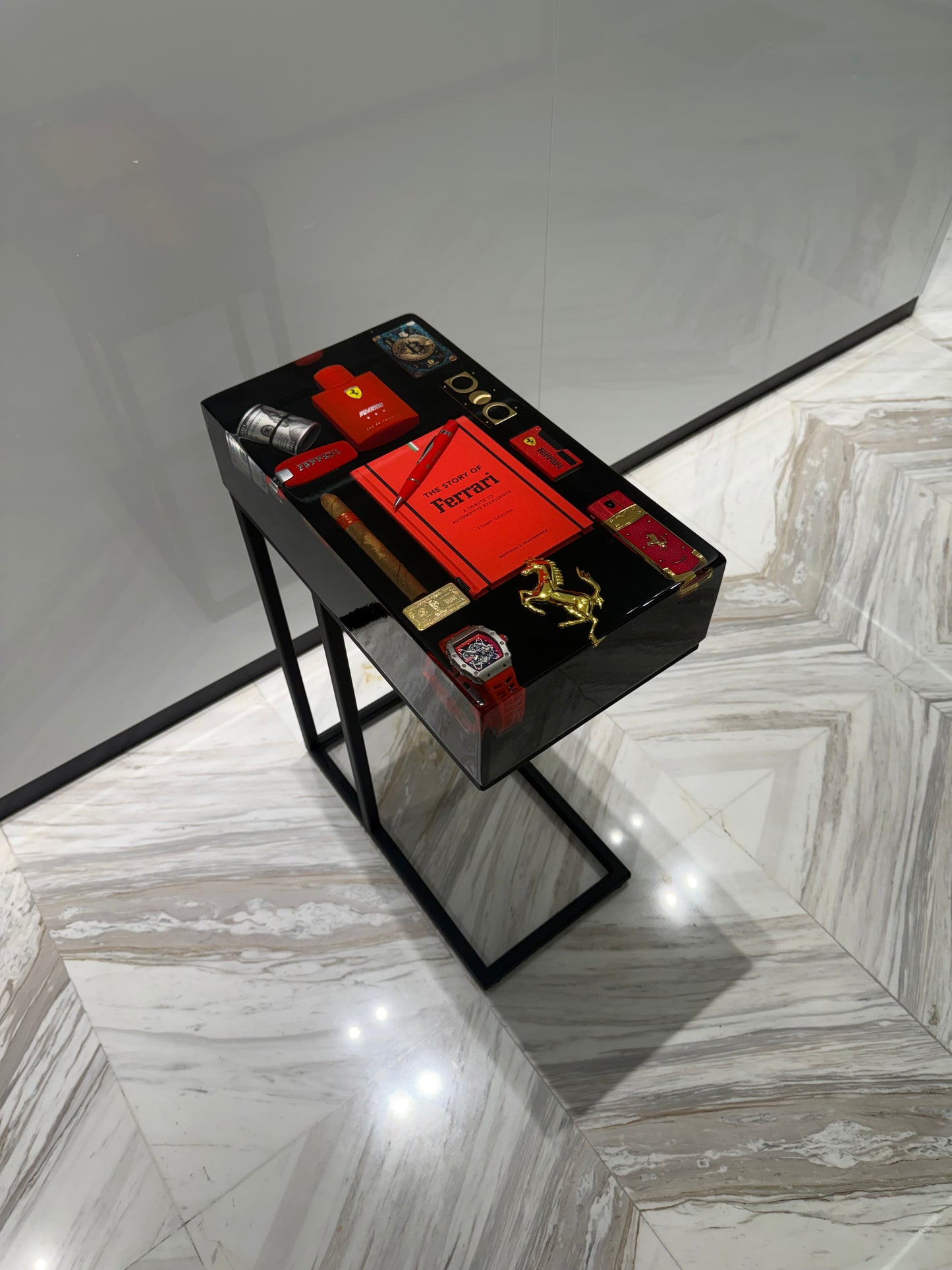 Ferrari exclusive edition 1 of 1 - Square Side Table