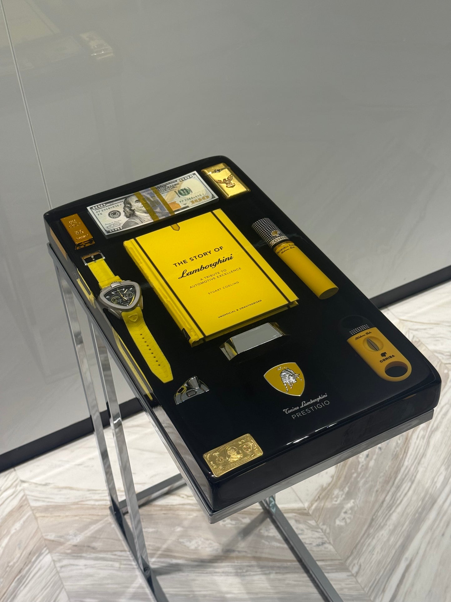 Lamborghini Exclusive Edition – Piece No. 1 square side table