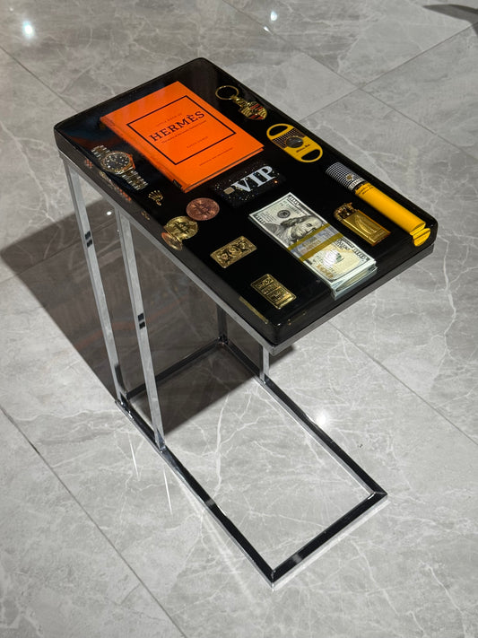Hermes Book Square Side Table