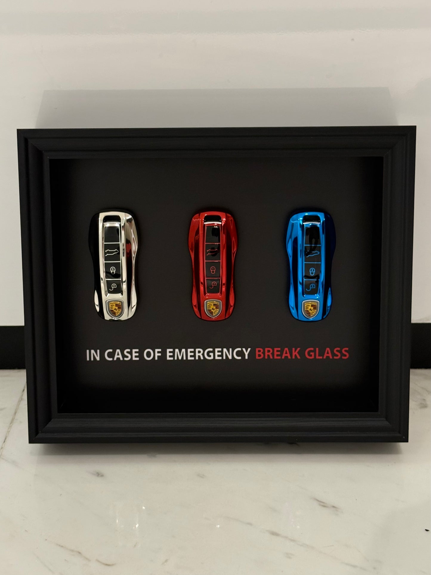 In Case of Emergency – Triple Key Edition Box Frame