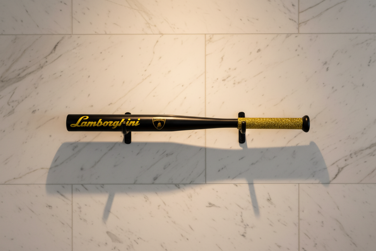 Lamborghini Luxury Baseball Bat – Black & Gold Edition
