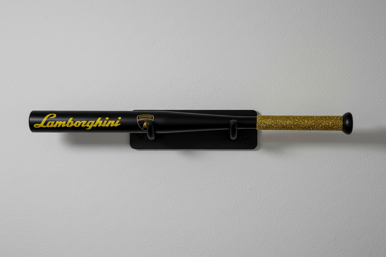 Lamborghini Luxury Baseball Bat – Black & Gold Edition