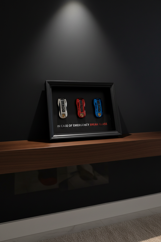 In Case of Emergency – Triple Key Edition Box Frame