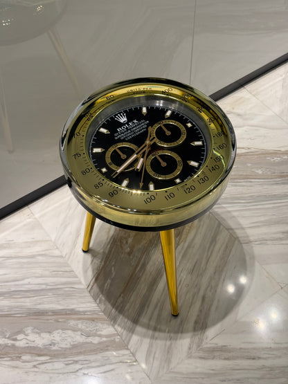Unique luxury Rolex watch side table round