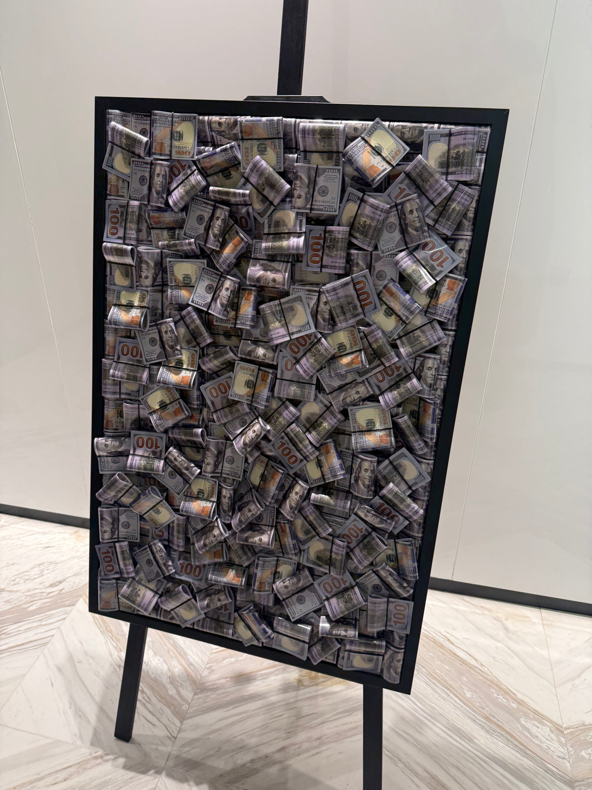 Big Money Frame – Luxury Statement Wall Art black