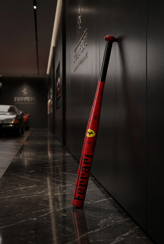 Ferrari Baseball Bat - black marble Edition