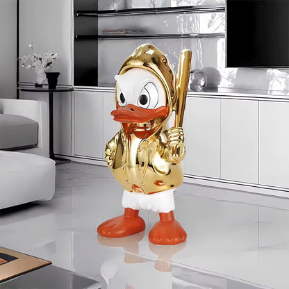 Luxury Duck Sculpture – Bold Attitude Meets Modern Art