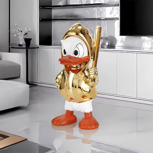 Luxury Duck Sculpture – Bold Attitude Meets Modern Art