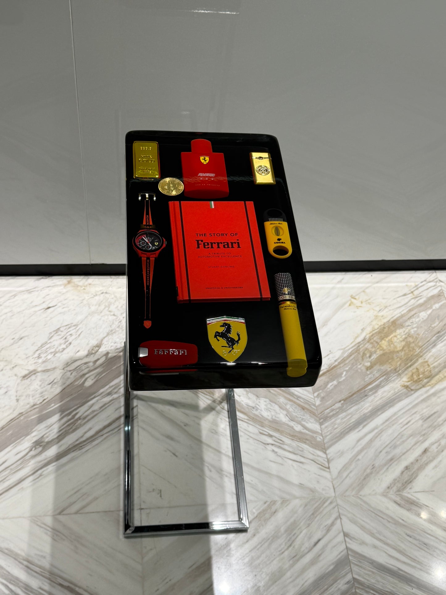 Ferrari Book Square Side Table