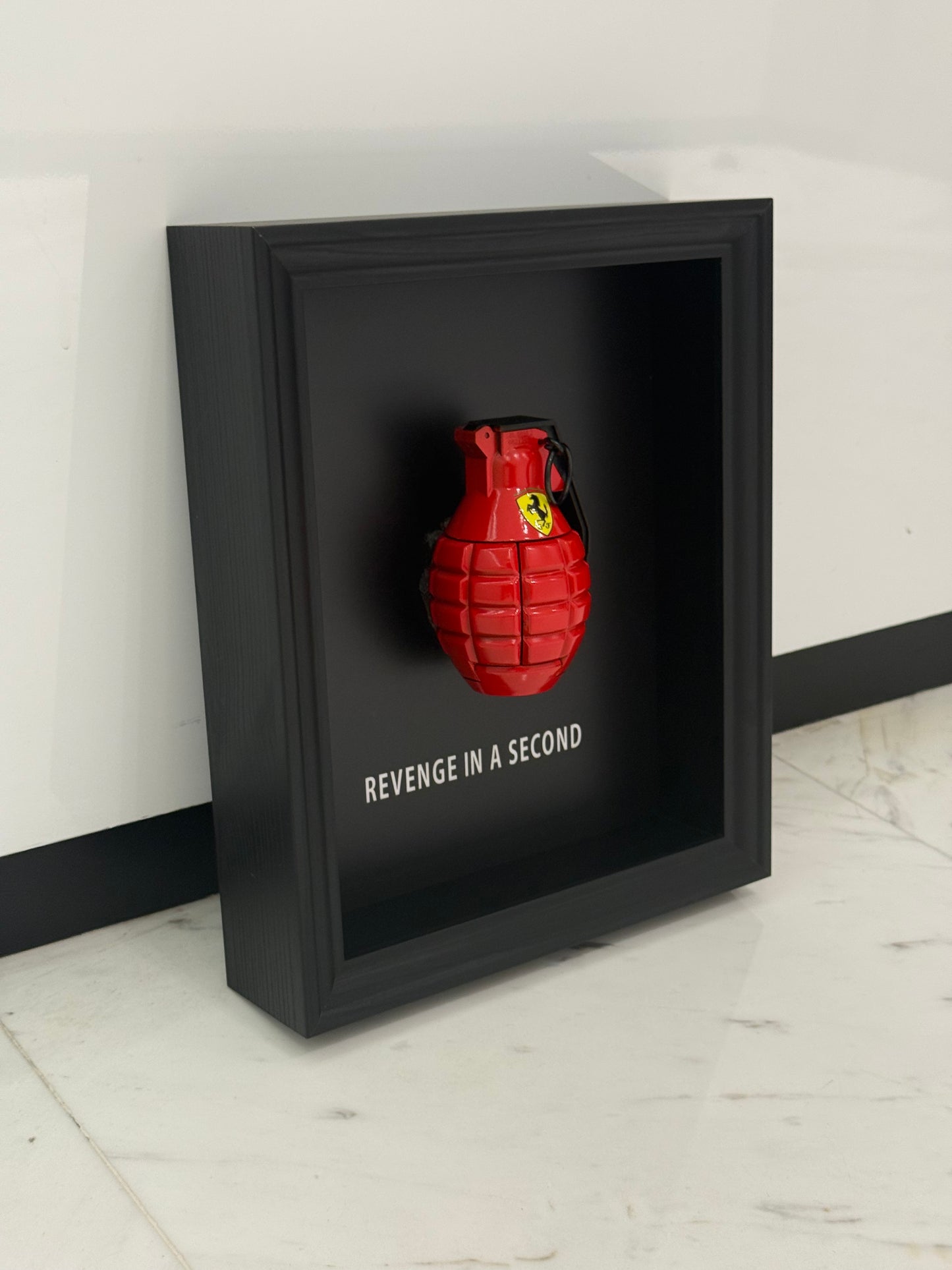 Revenge In A Second – Luxury Car Inspired Grenade Box Frame