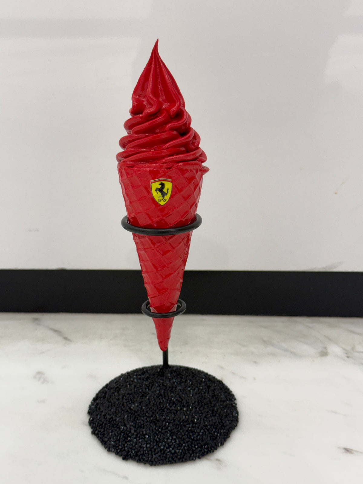 Red Motorsport-Inspired Decorative ice cream