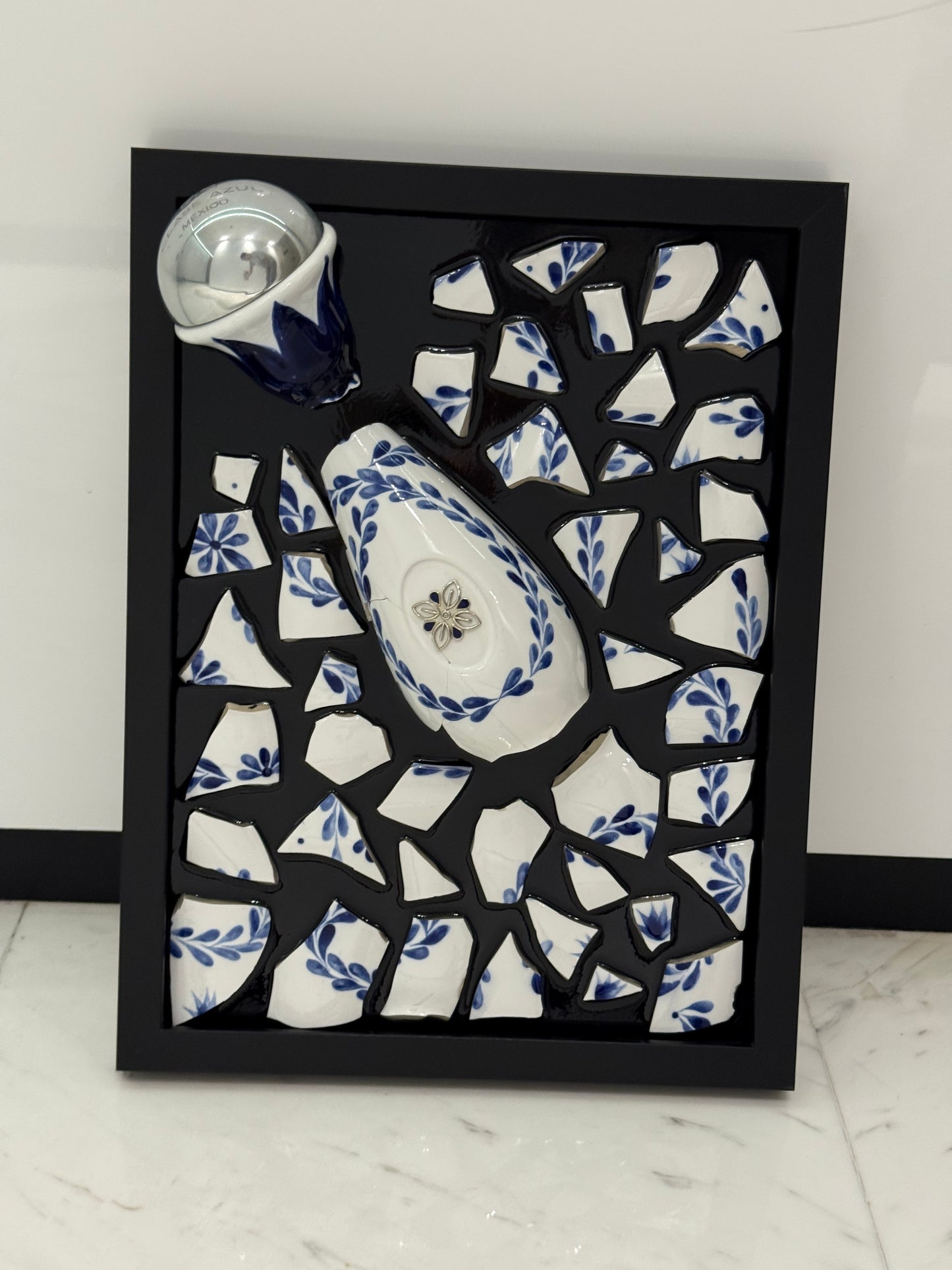 Clase Azul Broken Bottle Frame Art