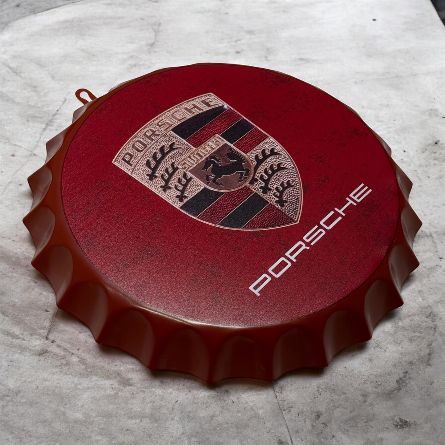 Automotive inspired Bottle Cap Wall Décor