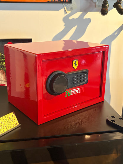 Red Racing-Inspired Safe Box – Statement Storage for Luxury Interiors