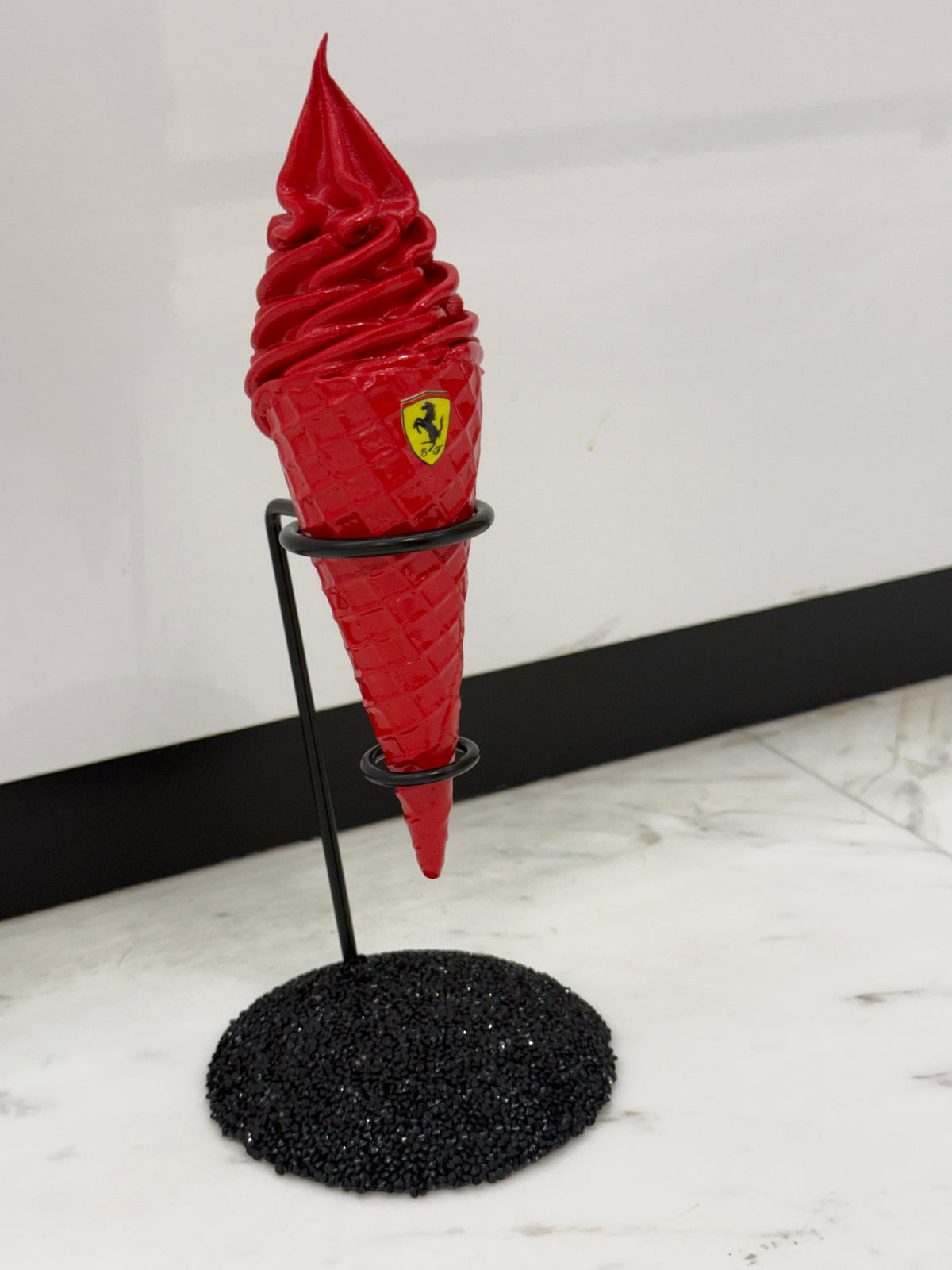 Red Motorsport-Inspired Decorative ice cream
