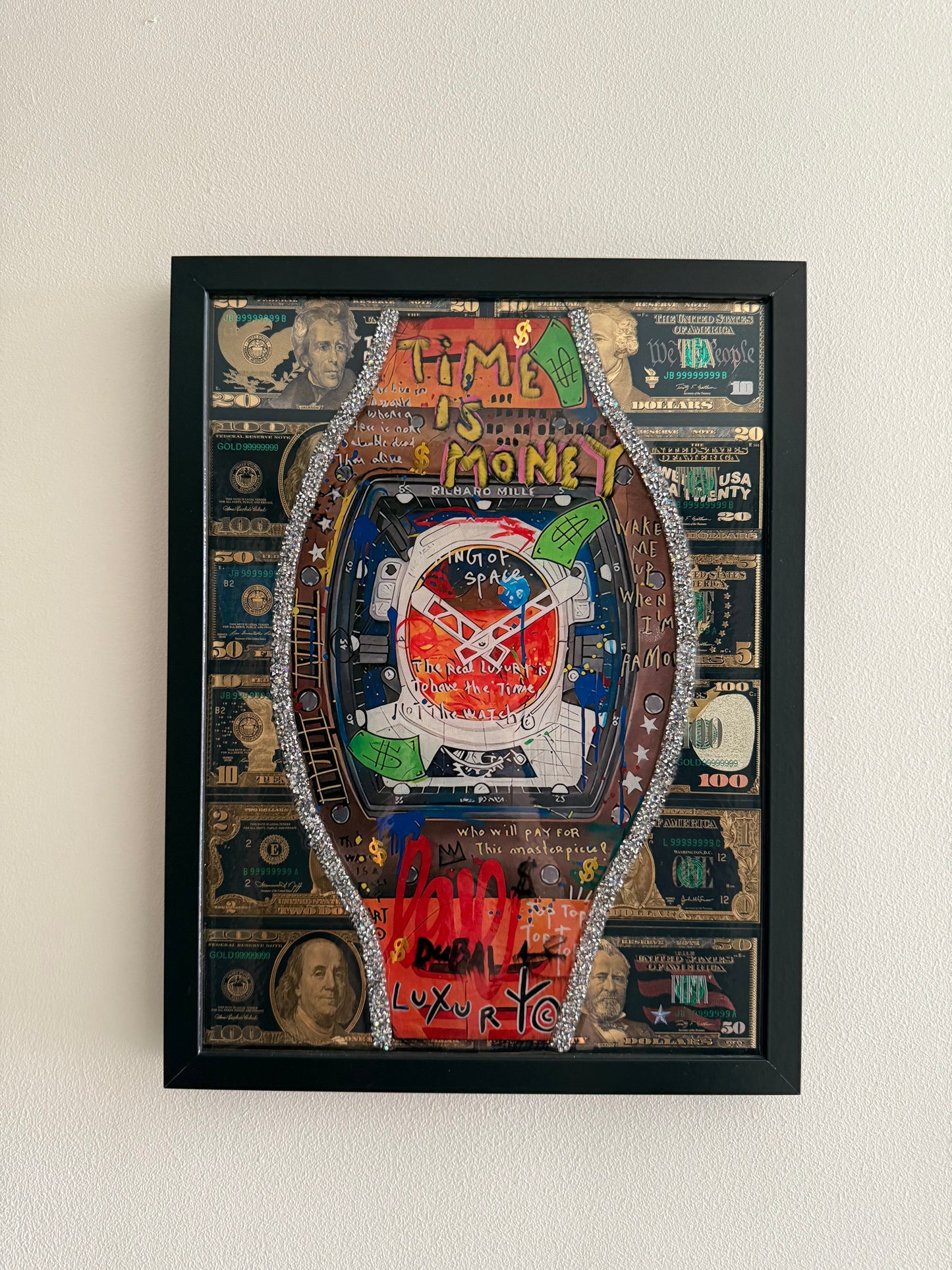 Richard Mille Watch Art Frame black
