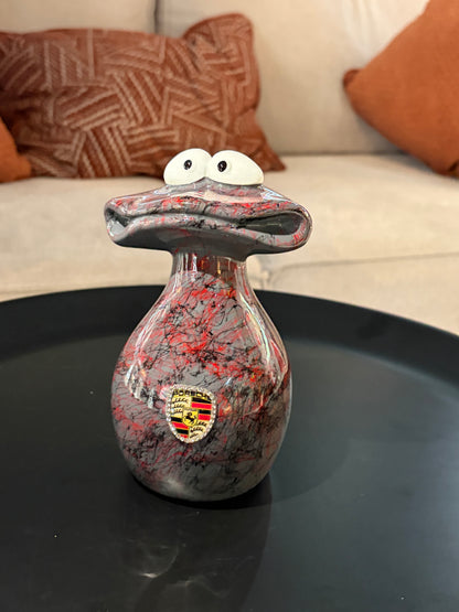 Luxury Motorsport Frog Sculpture Supercar Inspired Collectible Art