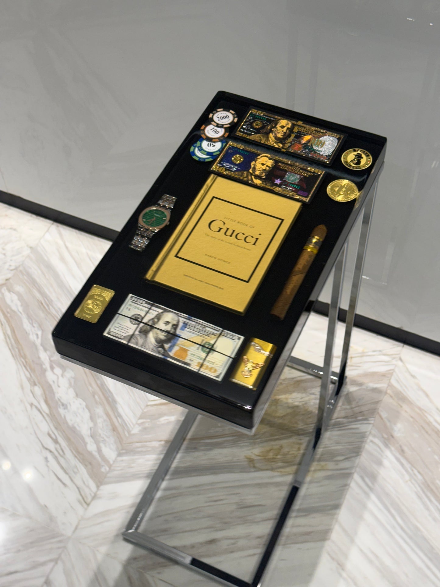 Gucci limited Edition no. 2 Square side Table