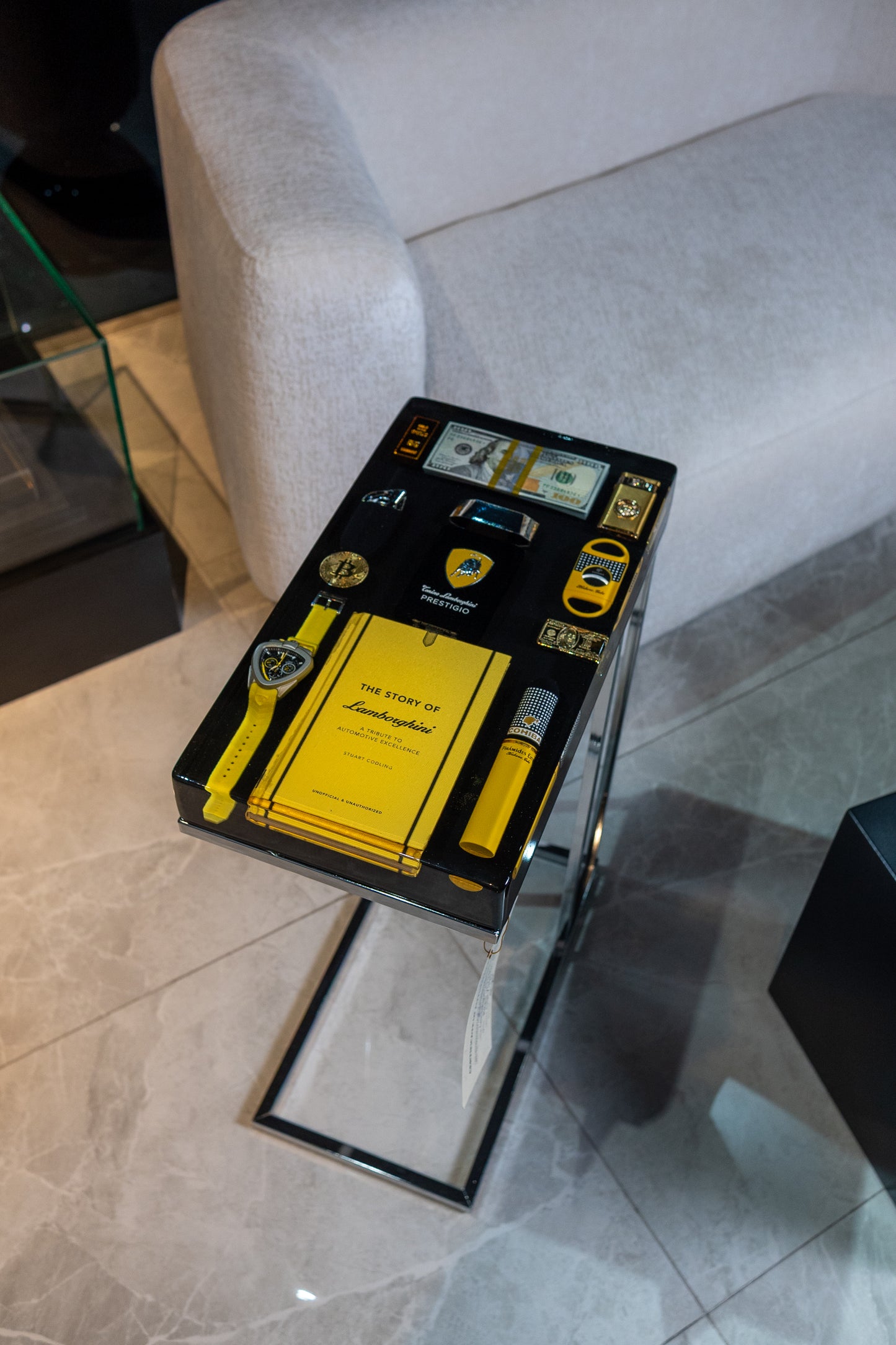 Lamborghini Exclusive Edition – Piece No. 2 square side table