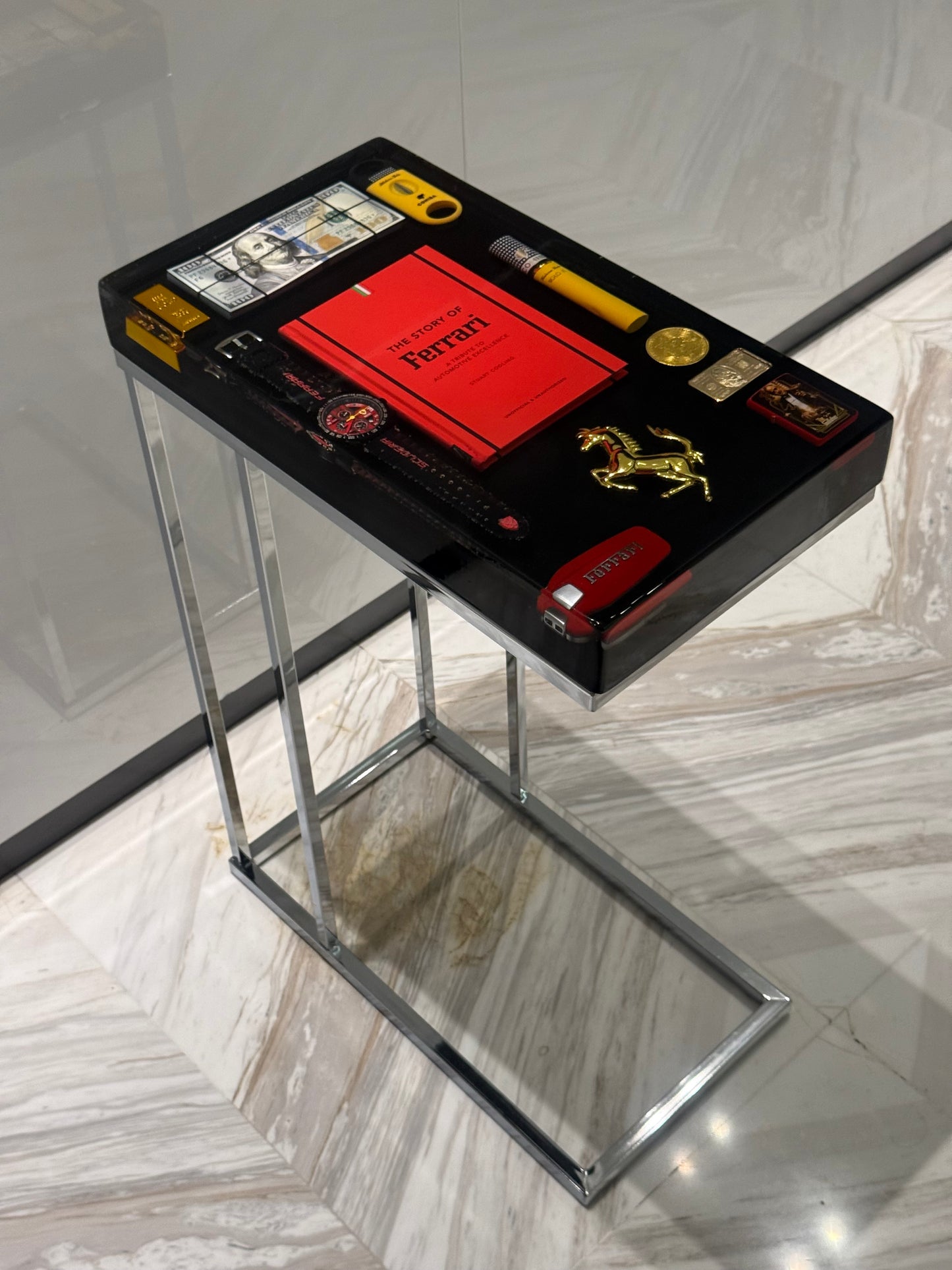Ferrari limited edition no 10 - Square Side Table