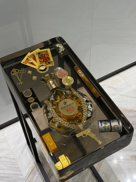 Remy Martin XO High Roller Edition Side Table – A Showcase of Prestige, Power & Pure Luxury