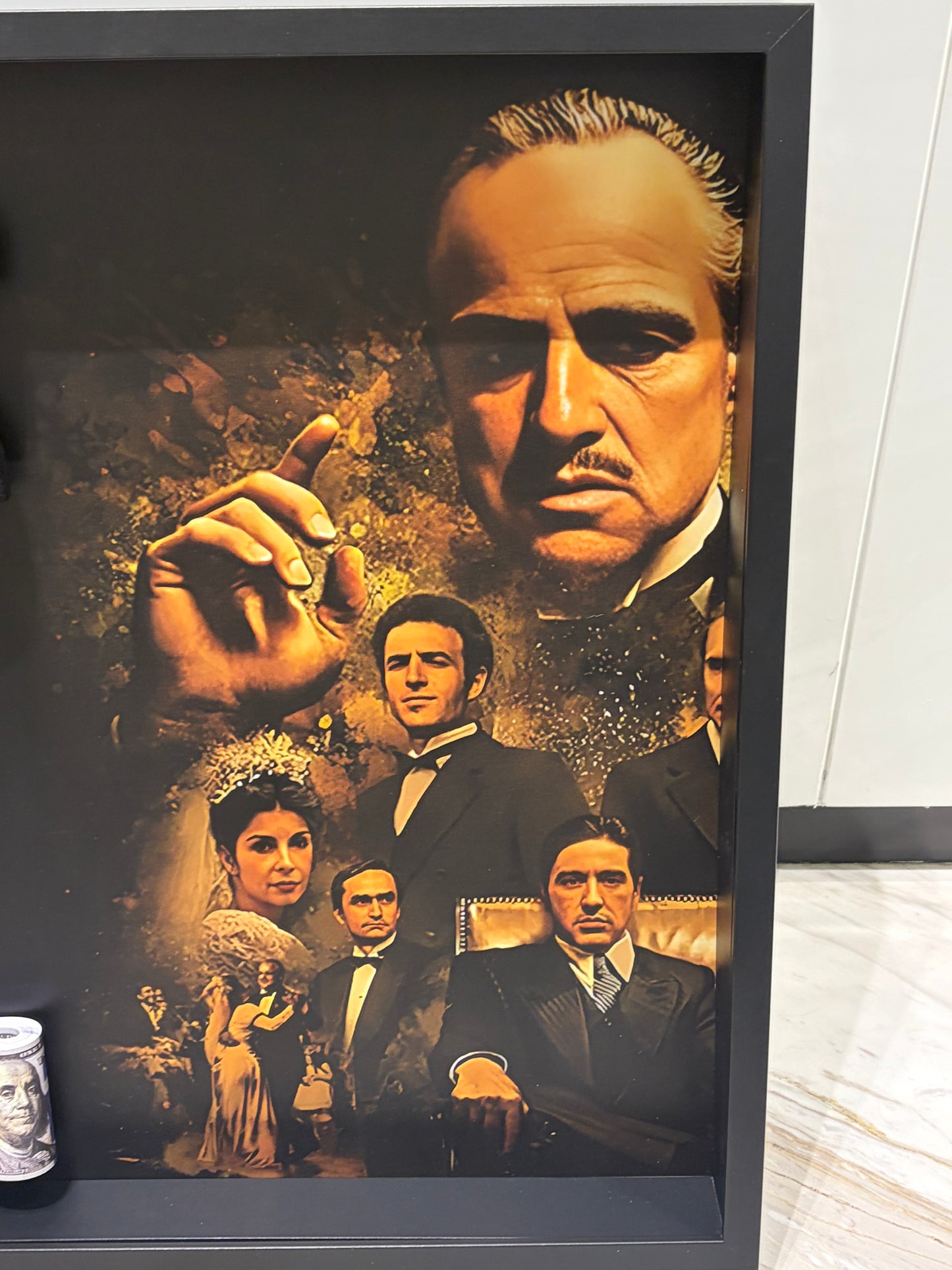 Legacy of Power Shadow Box Frame – Luxury Mafia Inspired Wall Art