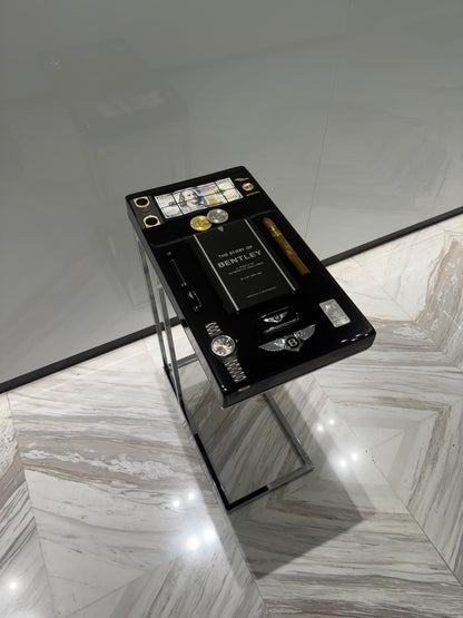 Luxury Automotive-Inspired Handmade Resin Side Table