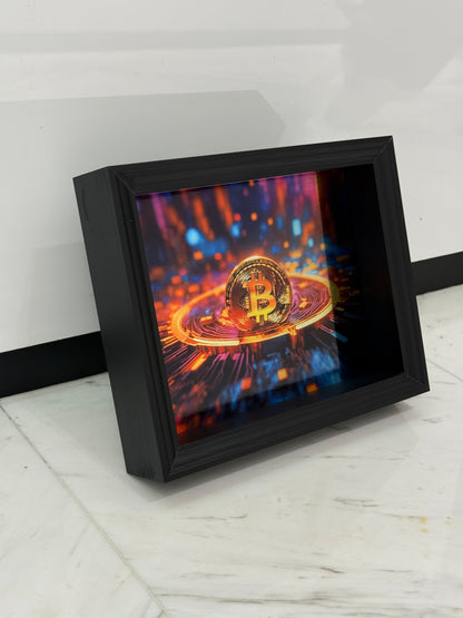 Black Bitcoin Box Frame – A Symbol of Power and Modern Luxury