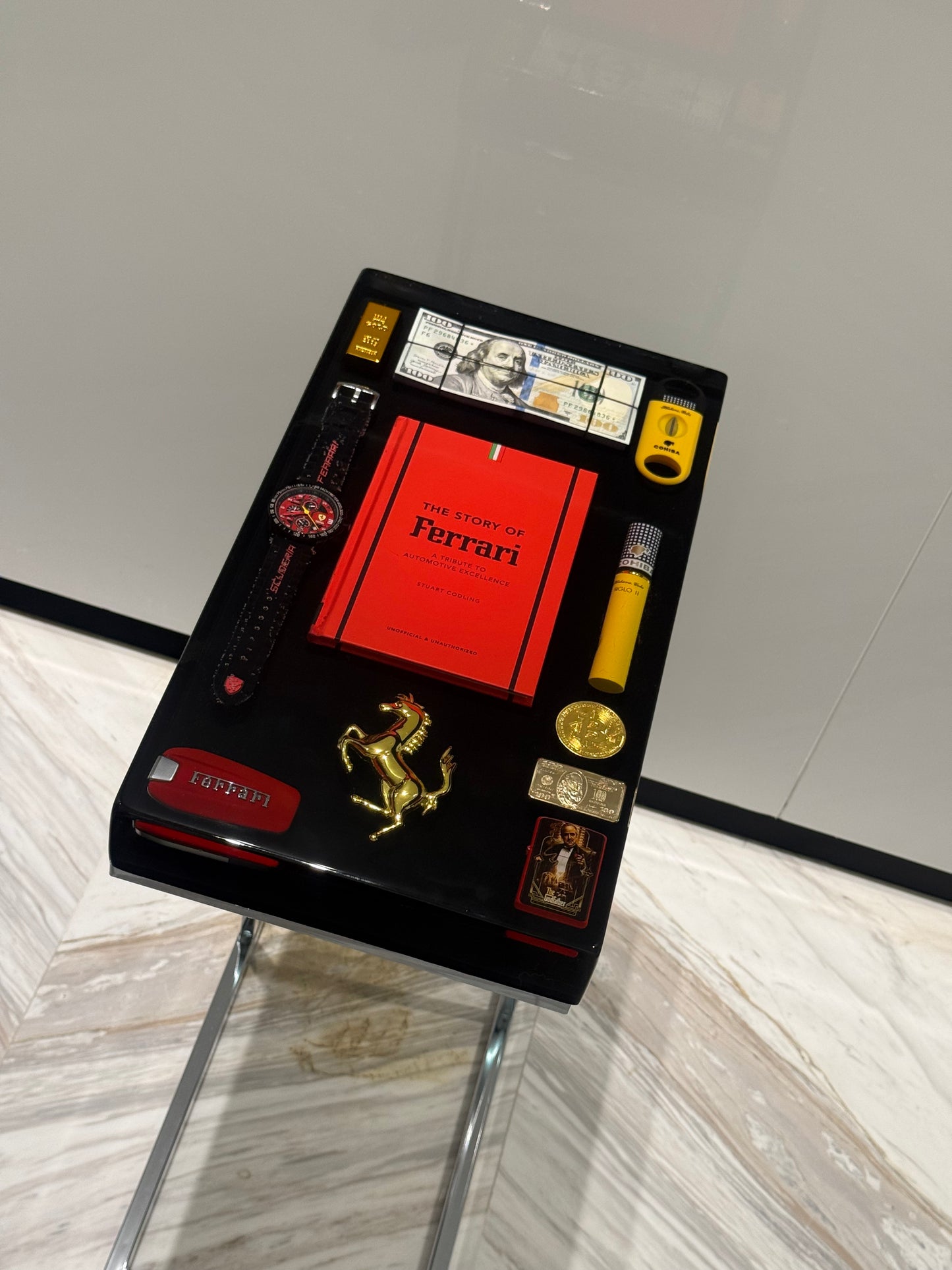 Ferrari limited edition no 10 - Square Side Table