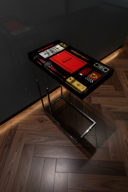 Ferrari-inspired limited edition no 11 - Square Side Table