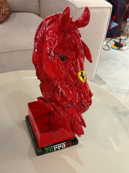 Automotive inspired Horse Sculpture - The Spirit of Power and Speed