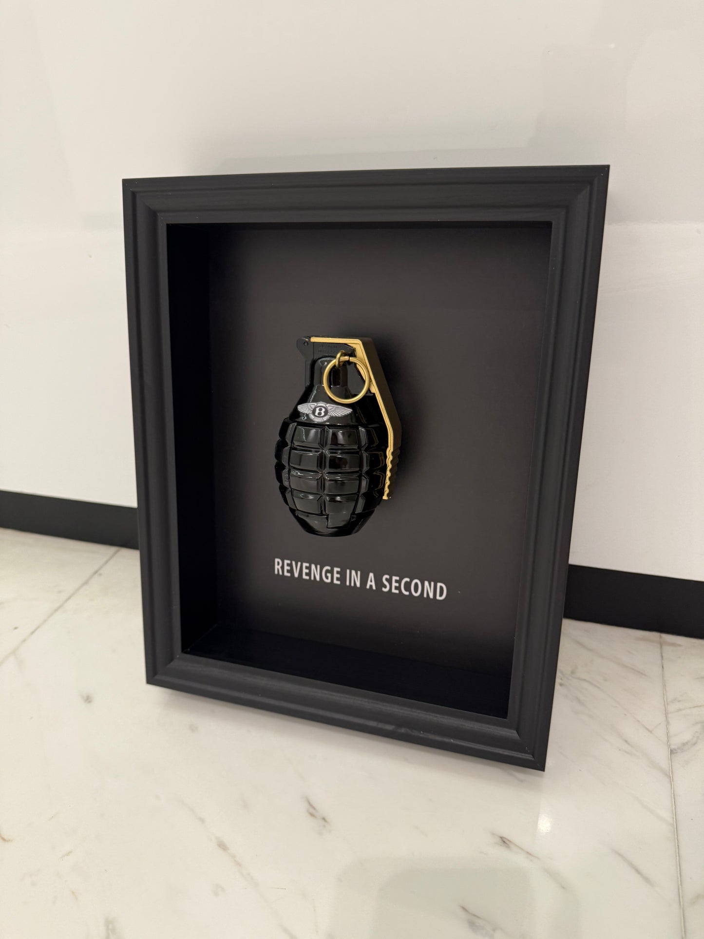 Revenge In A Second – Luxury Car Inspired Grenade Box Frame