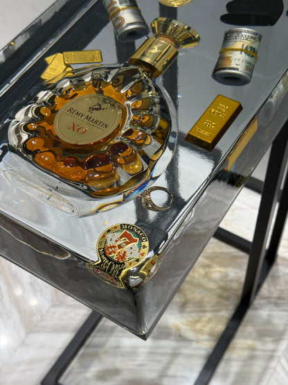 Remy Martin XO Square Side Table