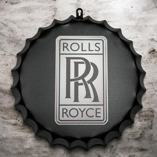 Automotive inspired Bottle Cap Wall Décor